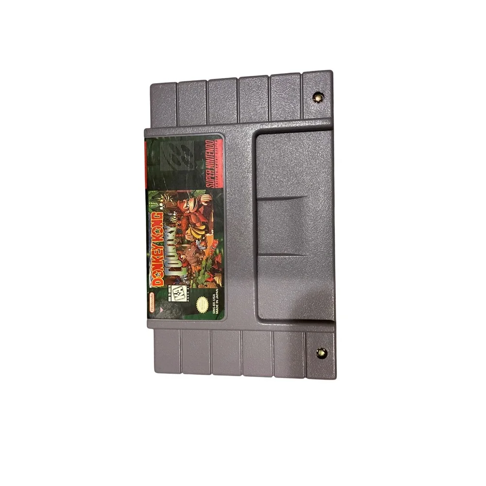 Donkey Kong Country Nintendo SNES Super Nintendo Game Cartridge SNS-8K-USA Rare